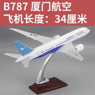 Alloy Plane Models B787 B737MAX B757 with Wheels Simulation Childrens Educational Decorations Toy Ai