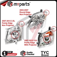 Isuzu Dmax 2003-2012 RA RC Head Lamp Head Light Lampu Depan TYC