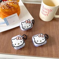 Cute Kitty AirPods Case for AirPods 1/2 AirPod Pro 2  AirPod 3 with Metal Buckle