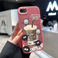 Case For iPhone 6 Plus 6s 7 8 SE 2020 X Xr Xs Max Summer Coffee Phone Anti-Fall Shockproof