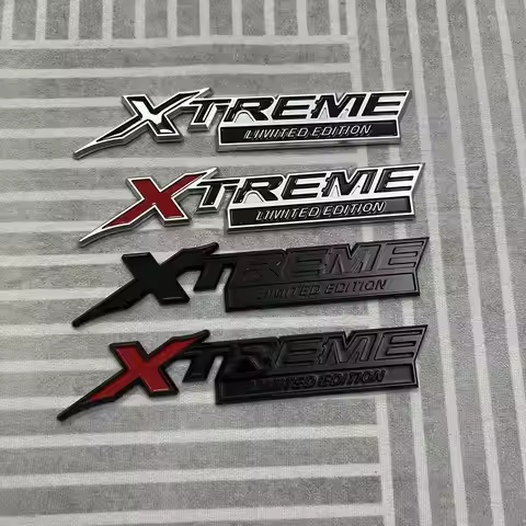 XTREME LIMITED EDITION 3D Emblem, 4 Styles, ABS Car Badge Universal XTREME Off-Road Logo Sticker, Wa