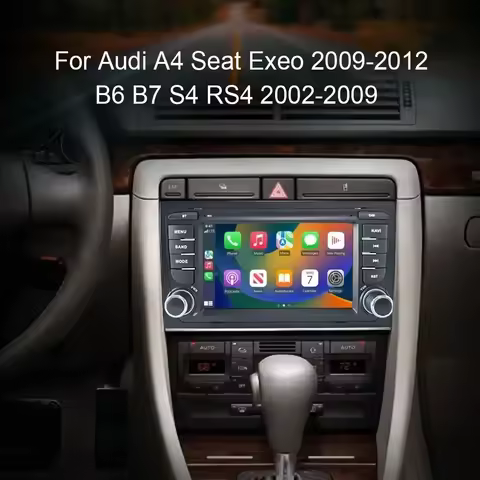 Car radio For Audi A4 B6 B7 S4 RS4 2002-2009 8G+256G DSP Carplay Auto Android 12.0 IPS Car Player GP