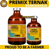 wonder B COMPLEX 100 ML & 50ML - Animal Vitamin B COMPLEX Increases Appetite & Livestock Health