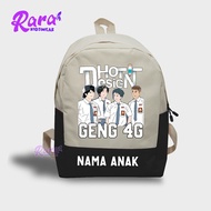 Dhot Animated Children's Backpack Geng 4G CharacterDesign - Unisex High Quality Premium School Backp