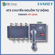 FANHEY 4P-100A block ATS power converter specialized for Hybrid solar system 1 phase 220V 3 phase 38