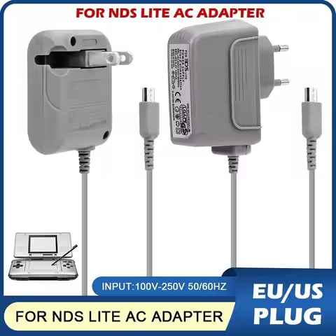 AC Power Supply Charger Adapter for NDSLite Wall Home Travel Charger EU US PLUG AC Power Adapter For