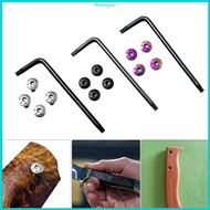 RPAN Customize Fit Stainless Steel Grips Bolts Screws for 1911 P4 Grips 4Pieces set