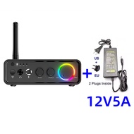 Bluetooth 5.3 Mini TPA3116D2 Class D Power Amplifier 2.0 Audio Amplifier 100Wx2 200W with Microphone