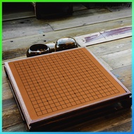 2Pcs Portable Go Board Leather Go Board Children Go Chess Board Folding Chessboard mawlzyuan