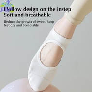 【B&H Dec】 90% Cotton Yoga Socks Cotton Anti-Skid Silicone Indoor Fitness Lati Socks Women'S Boneless