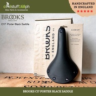 CS168ph BROOKS Cambium C17 Porter Black Saddle Bicycle Parts & Accessories (OFFICIAL DEALER)