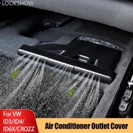 LOOKSHOW 2Pcs Car Seat Bottom Air Vent Anti-blocking Under Seat Air Outlet Cover Dust Accessories fo