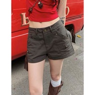 Ngocanh6959 WGWE C634 Moss gray khaki shorts 6666 youthful style SLN