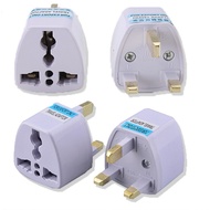 Universal 3 Pin Plug Adaptor 2 Pin US EU Multi Pin To 3 Pin UK International Adapter-TV-UK3PinPlug