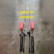 COMBO JIGGING SET JORAN OPASS CARBON HUNTER SOLID BAITCASTING (BUTT JOINT) + MESIN OPASS CRANX MASTE