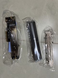 NVMe SSD 轉接卡連散熱片