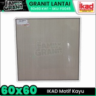 Granit Motif Kayu 60x60 IKAD Motif Serat Kayu Lantai Super Glossy KW1
