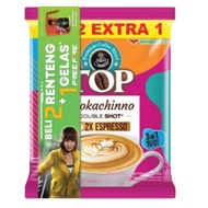 top coffee top kopi mokachinno double shot renceng isi 15pcs