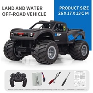 JJRC 4WD Q156 2.4G สะเทินน้ำสะเทินบก Off-Road ปีนหน้าผา RC พลิกได้รถโลดโผนแข่งรถทุกภูมิประเทศกันน้ำข