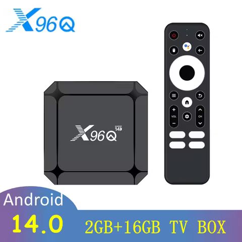 X96Q TV Box Android 14 RK3518 Voice Assistant Streaming Media Player For Internet TV Set Top Box
