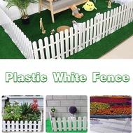 Garden Fence Decoration Courtyard  Plastic White Fence PVC Garden Fence Tools Pagar Hiasan Taman Pok