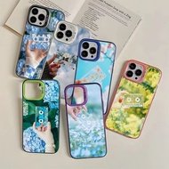 TP-1 Retro Floral Tape Flower Case for iPhone 17 Air 18 16 18 16e 15 14 12 11 Pro Max 13 Mini X XS X