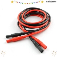 NAILSDECOR 1/2pcs Male-to-Female Banana Plug, CATII 1000V /32A Max Silicone Meter Test Lead Extensio