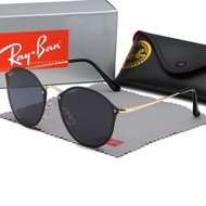2022new fashion men women vintage metal Ray · ban sunglasses400brand Square luxury travel glasses