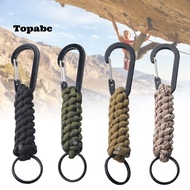 TOPABCS Camping  Kit, 6 Colors Aluminum Alloy Outdoor Keychain,  15cm EDC Tool Outdoor Tool