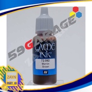 Vallejo 72092 Brown Game Ink - military model Joss