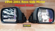 TOYOTA REVO SIDE MIRROR BLACK MANUAL 1998-2001