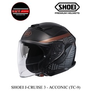 SHOEI J-CRUISE 3 ACCONIC TC-9 💯 GENUINE