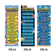 BUNTING - PERATURAN DI DALAM KELAS - 7 DESIGN