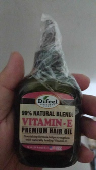 Difeel 99% natural blend vitamin E premium hair oil