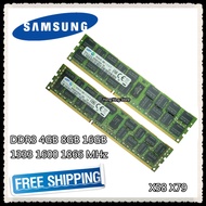 Samsung DDR3 4GB 8GB 16GB server memory 1333 1600 1866 MHz ECC REG DDR3 PC3-10600R 12800R 14900R Register RIMM RAM X58 X79
