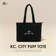 KIM&CO. ORIGINAL - KC. CITY PUFF TOTE(KCBT010) กระเป๋า Tote Bag มี 3 สี ขาว/ดำ/น้ำตาล