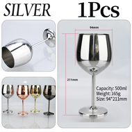 ✲ALSEEP✲ custom high legged red wine glass custom metal wine glass Personalized engraving rose gold