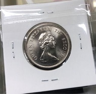 L2.2香港壹圓 1980年  [細冠小一元]【全新UNC未使用--超強原廠車輪轉光/爆光靚品】【英女王 伊利沙伯二世】 香港舊版錢幣・硬幣 $200 (L2.2)