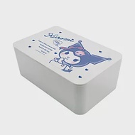 【Sanrio 三麗鷗】濕紙巾收納盒 綜合簡約系列 收納盒 衛生紙收納 口罩收納 (18.8*12.2*7.5cm) 酷洛米微笑