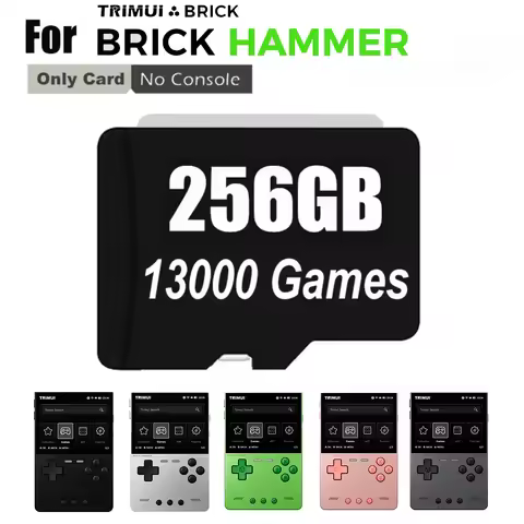 256G SD Card For Trimui BRICK HAMMER Handheld Game Console 4.96''IPS Screen Linux TRIMUI TG5050 TF G