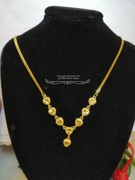 RANTAI LEHER EMAS KOREA COP 916 RANTAI LEHER CHOKER LOVE RANTAI LEHER CHOKER GOLD PLATED NECKLACES C