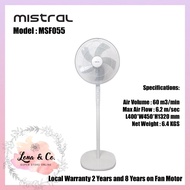 🇸🇬SLEEK LOOKING🚀Mistral 16" ABS Blade Stand Fan (No remote) MSF055