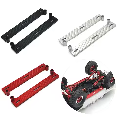 WPL C64 Metal Side Plates Foot Pedal For 1/16 RC Crawler WPL D62 D64 C64-1 Hilux Truck Buggy OP Upgr
