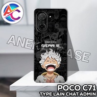 AC4/Case poco C71/ ANIME Motif poco C71/casing poco C71 Silicone poco C71