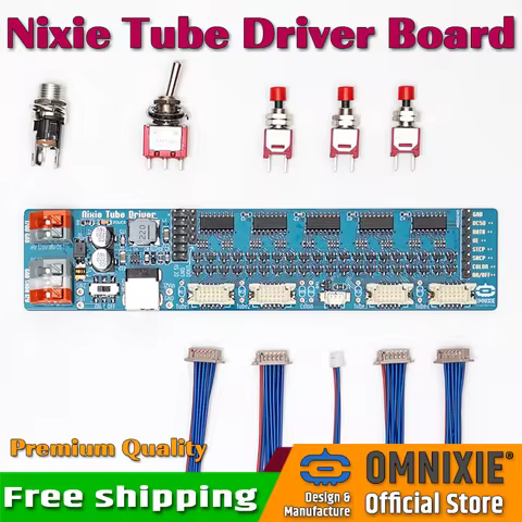 Nixie Tube Driver Circuit Board, support Arduino Digital Clock, Nixie Tube Module Gift Kit, No tubes