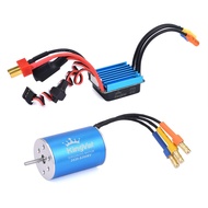 KingVal Replacement 2430 8200KV Waterproof Sensorless Brushless Motor Shaft 2mm with 25A Brushless E