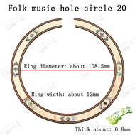 ‘；【。 3PCS Guitar Sound Hole Inlay MAPLE For Acoustic Classic Guitar Mosaic Technology Of Scallop CLYKQ20