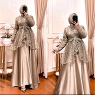 ( TERMURAH ) READY JUMBO GAMIS FARASYA Gamis BRUKAT asmara farasya dress brokat muslim gamis SELMA