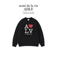 ADLV [acme de la vie] เสื้อแขนยาว รุ่น Love Adlv Sweatshirt Black (50021SLVSWU_F5BKXX)