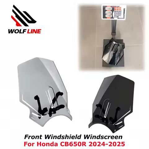 WOLFLINE Front Windshield for Honda CB650R CB 650R Windscreen Wind Deflectors Visor Fairing for Hond